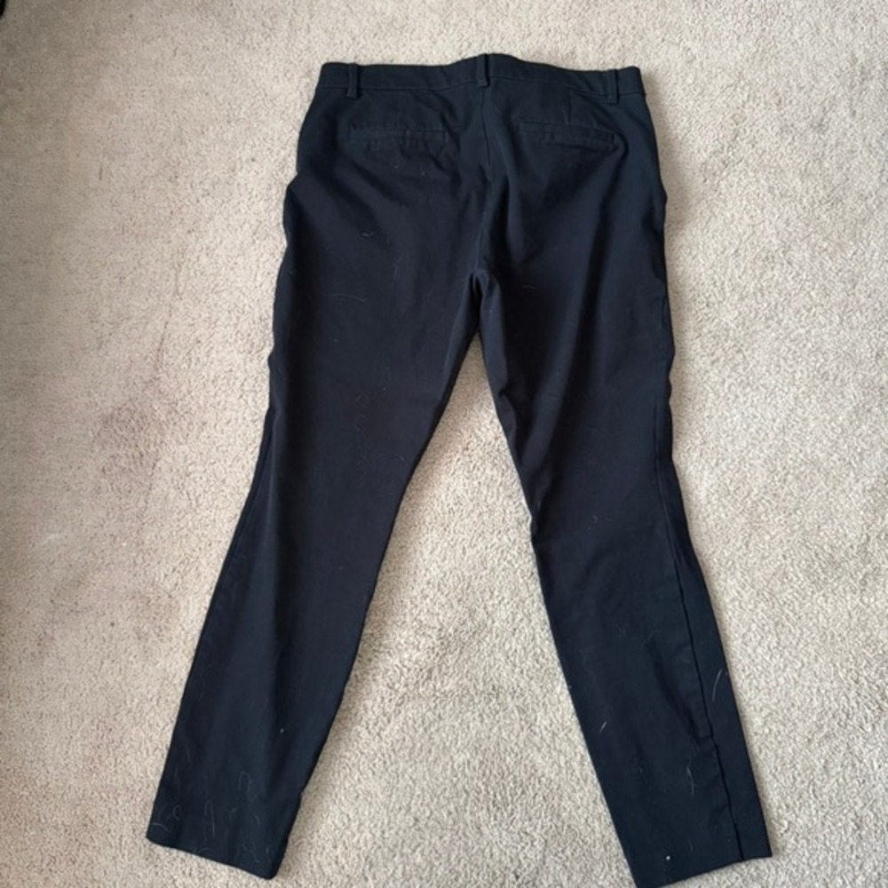 GAP Signature Skinny Ankle Pants Women's size 12 Stretch Career‎ Wear Black